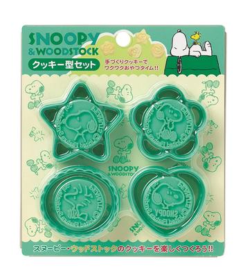 OSK Cutting Mold Snoopy Woodstock Cookie Mold Set Made In Japan Stylish Cute Cookware Sweets Making Character Children Present Gift Gift & CA-2