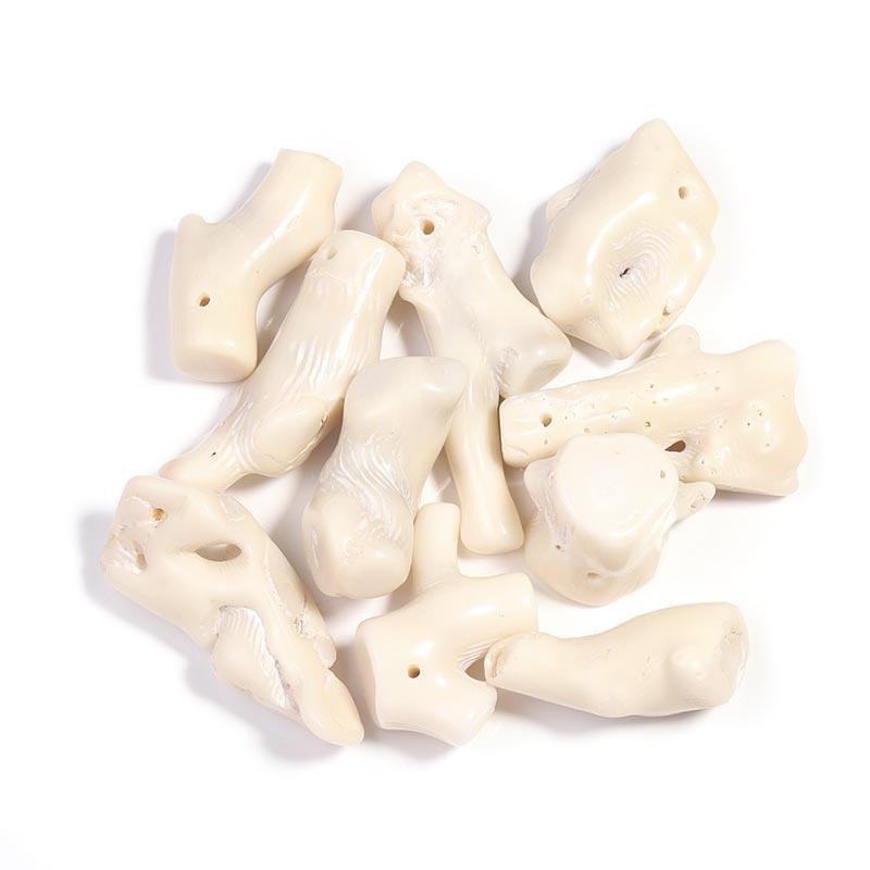 5-teiliges Anhänger-Set aus Imitatkoralle für DIY Halskette Schmuckzubehör