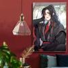 1 szt. Anime G-Grandmaster Mo D-Dao Z-Zu S-Shi M-MDZS Samoprzylepny Plakat Artystyczny Wodoodporna Naklejka Papierowa Dom Bar Pokój Dekoracja Ścienna