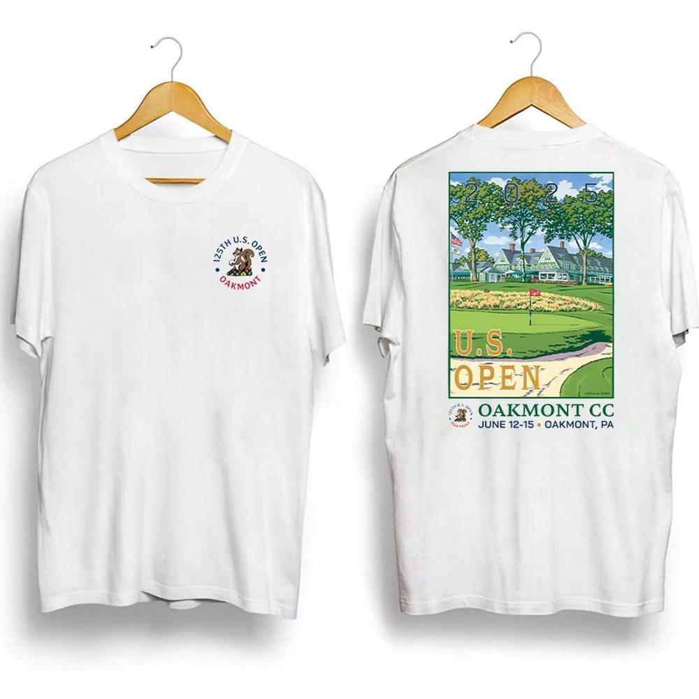 

The 2025 U.S. Open Seabreeze Poster White T-Shirt 2XL