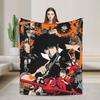 Cowboy Bebop Spike Spiegel Knitted Blanket Hot Japanese Anime  Fleece Throw Blanket Decoration Soft Warm Bedspread Multifunction