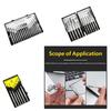 Steel Precise Screwdriver Set For Watch Repair And Electronics Maintenance Slip Resistant Design With Storage Case