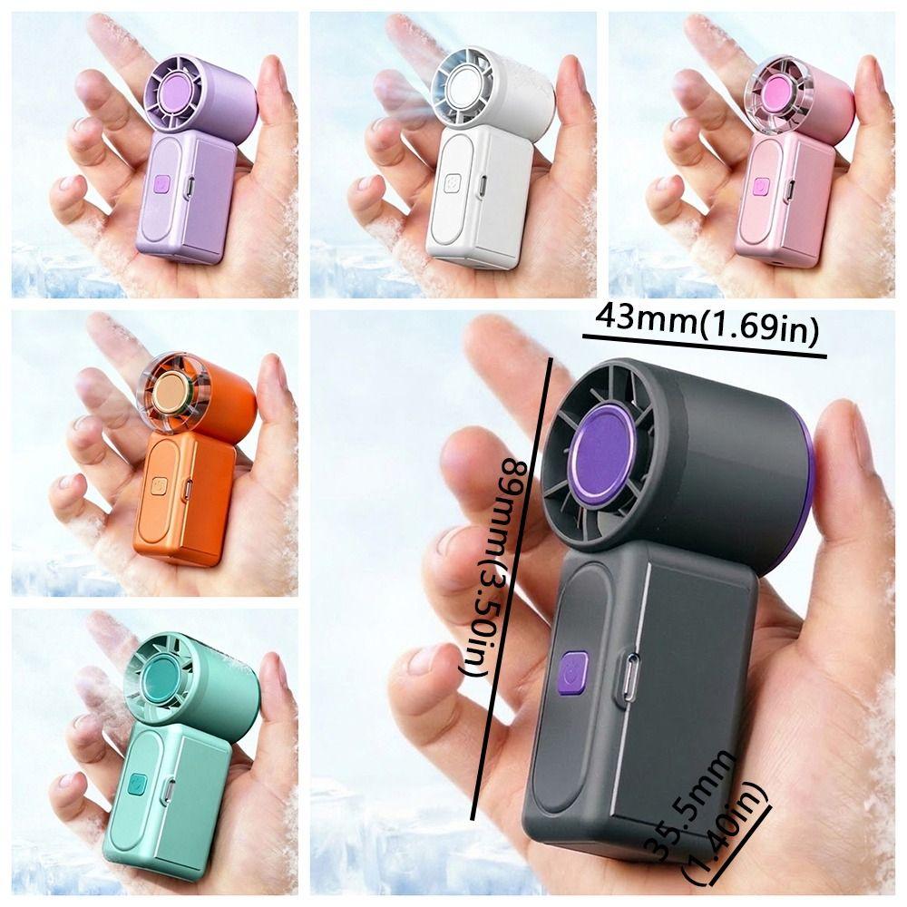 Adjustable Small Electric Fan Ultra-Quiet Pocket Fan Simple Portable Turbo Fan Outdoor Travel