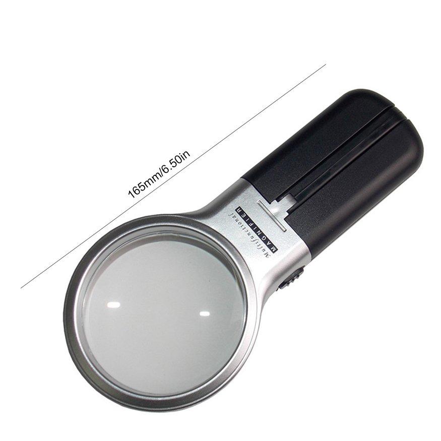 YH-KE Handheld 4 Times 30 Times Old Children Reading Mobile Phone Repair Identification High Magnification Glass with Light HD Office Supplies YH-KE Handheld 4 Times 30 Times Old Children Reading Mobile Phone Repair Identification High Magnification Glass with Light HD Office Supplies