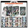 Stray Kids Hologramm Fotokarte Sticker 124 Stück Mega Pack (60 Stück Karten + 64 Stück Aufkleber) K-POP-Artikel