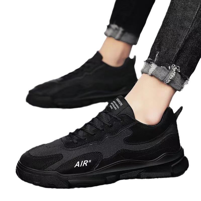 2025 Vier Jahreszeiten Herrenschuhe Vielseitige Lässige Sportliche Schnürschuhe Mesh Atmungsaktiv Papa-Schuhe Atmungsaktiv und Leicht