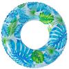 Anello gonfiabile da nuoto rétro a righe ispessito per bambini Xiao Lü - Design Oliva e Fiore di Ciliegio