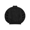 FILA Embroidered Logo Pattern Sports Warm Pilot Cotton Jacket Men jackets Black F11M219901FBK