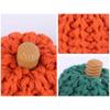 Crocheted Pumpkins for Festive Thanksgiving Halloween Mantlepiece Embellishments Autumnal Small Pumpkins Decoration