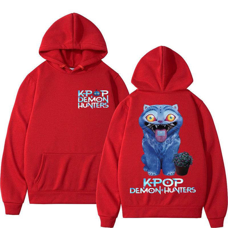 Anime K-Pop Vânătorii de Demoni Hanorace Amuzante Derpy Tigru Bărbați Femei Modă Harajuku Fani Haine Sweatshirt
