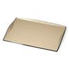 Made In and Convenient Rimmed Wave Champagne Gold Aqua SL X X J-Kitchens Placemat, Japan, High-Quality Heat-Resistant Tray, A) 4-Shaku Pattern, (42cm
