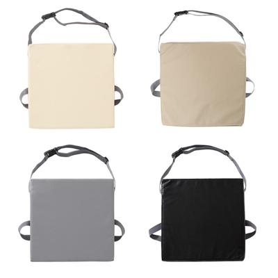PU Booster Seat Cushion Highchair Cushion Pad Waterproof Design Adjustable Safety Belt Chair Pad for Dining Table Home