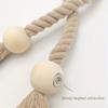 2PC Simple Fringe Beaded Curtain Strap No Punch Magnetic Multi-Purpose Home Curtain Accessories