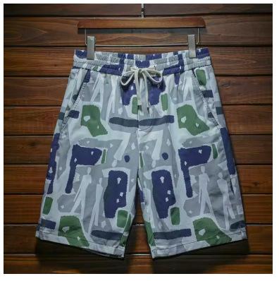 Fashion Men's Beach Shorts, Summer Fashion Printed Sports Loose Elastic, Breathable Casual Outdoor Shorts