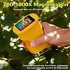 HD Pocket Microscope 2 Inch IPS Screen Mini Microscope Handheld Digital Microscope  for Children