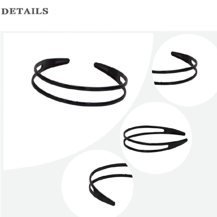 Pack of 3 Plastic Headband for Women and Teens Multiuse and Comfortable Hairhoop for Various Occasion and Outfits