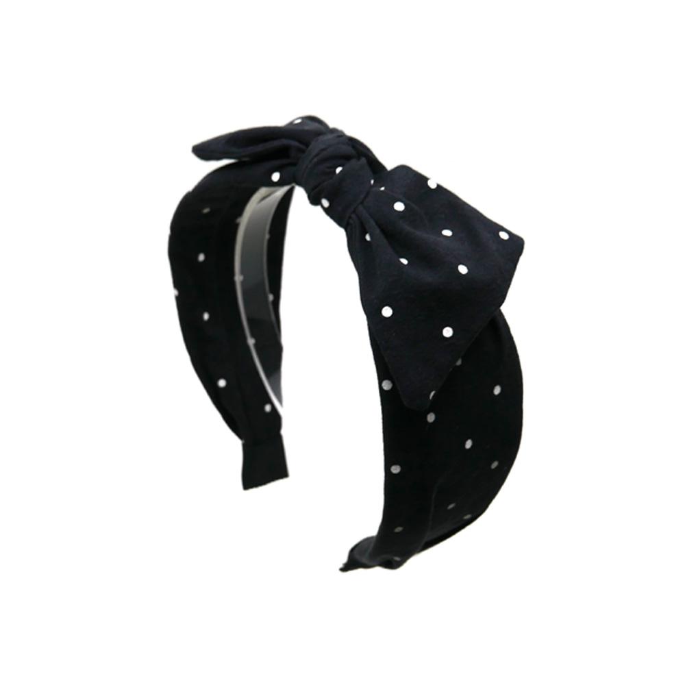 Autour Du Monde Cute Dot Hairband (Black)