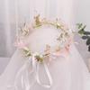 Tiara Wreath Headband Korean Style Garland Wristband Headwear Flower Crown Hairband Wedding Party
