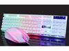 Li-Mage GTX300 White RGB Backlit USB Gaming Keyboard and Mouse Set