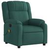 Massage Relax Chair Dark Green Fabric
