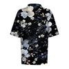 Women's Fashion Casual Lapel Short Sleeve Printed Shirt Women's Button Up Tops