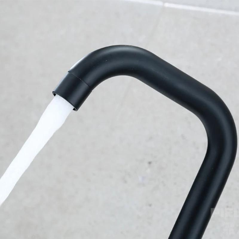 304 Stainless Steel Bathroom Basin Faucet Hot and Cold Wash Mixer Faucet 360 Rotating Sink Faucet Bathroom Single Handle Faucet