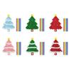 Colorful Sticks Christmas Tree Shape Pad Toy for Calming Stress Anxiety Christmas Gift with Sticks Toy Sensory Toy