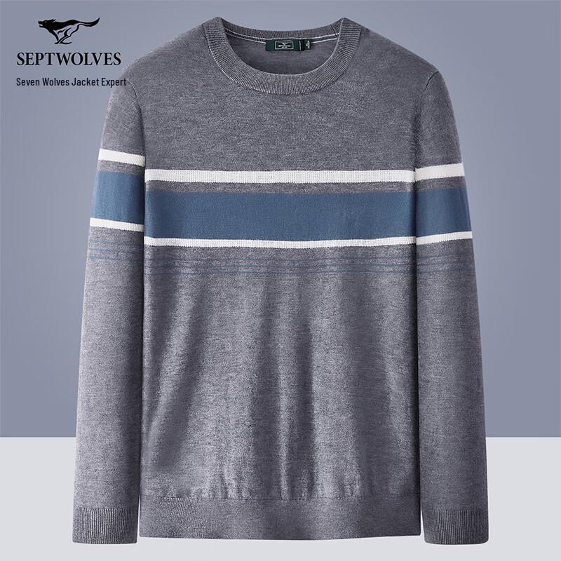 Septwolves Men's Half-Turtleneck Lambswool Sweater