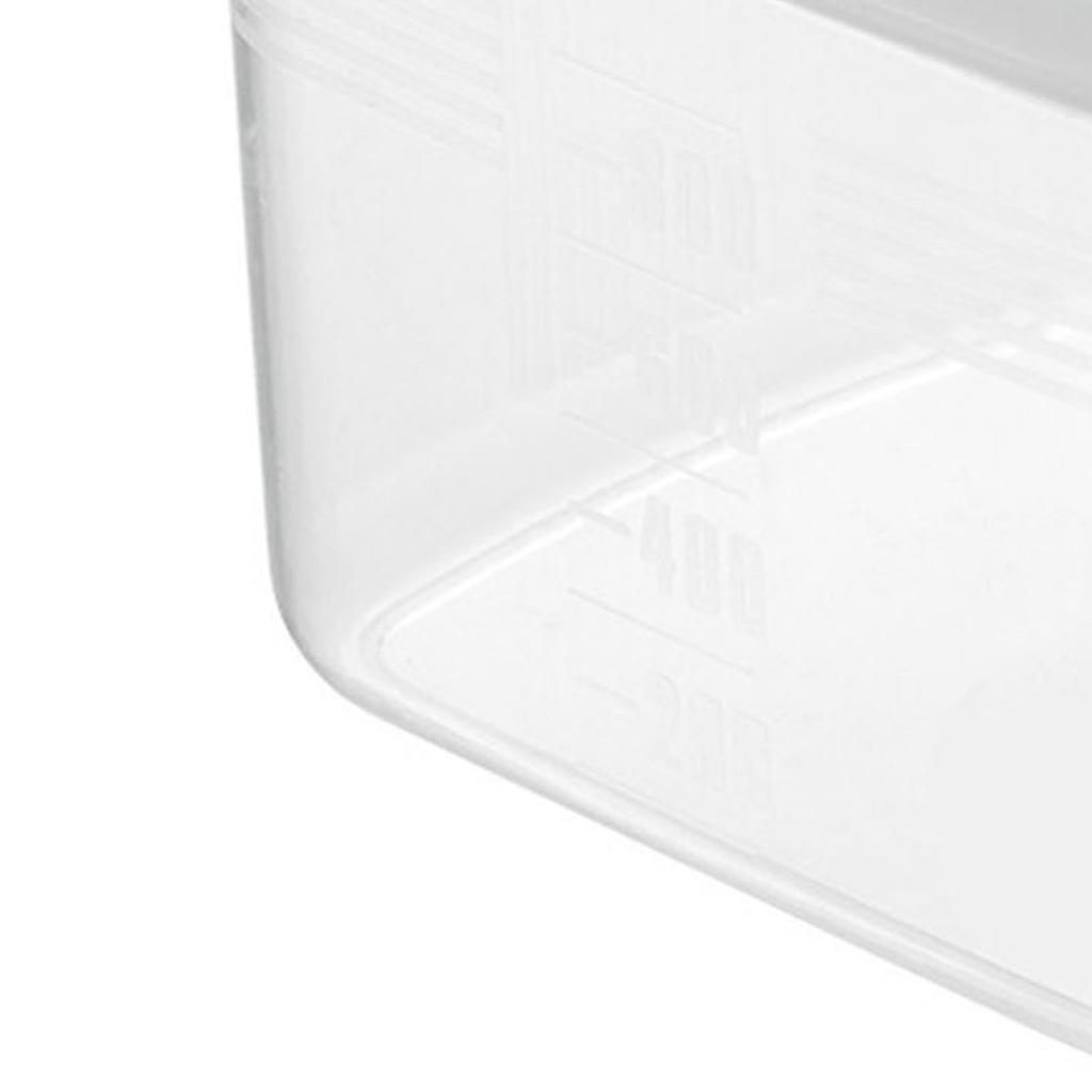 Kühlschrank Aufbewahrungsbox Transparent Kühlschrank Frischhaltebox 1,2L Fassungsvermögen Gemüse Lebensmittel Organizer Behälter für