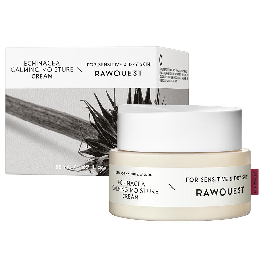 

RAWQUEST Увлажняющий крем для лица с экстрактом эхинацеи / ECHINACEA CALMING MOISTURE CREAM, 50 мл,