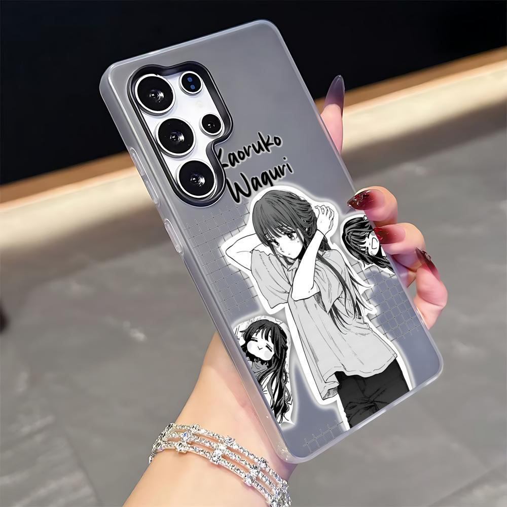 

kaoru hana wa rin saku Kaouruko Waguri Чехол для телефона Samsung S26 S25 S24 S23 S22 S21 FE Plus Ultra Черный 2-в-1 Гелевый силиконовый Galaxy S24