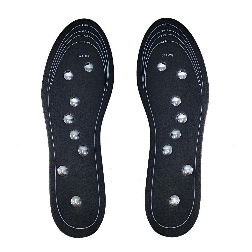 1 Pair EVA Cushioning Magnetic Insole 8 Magnet Magnetic Massage Insole  Daily Walking Work Travel