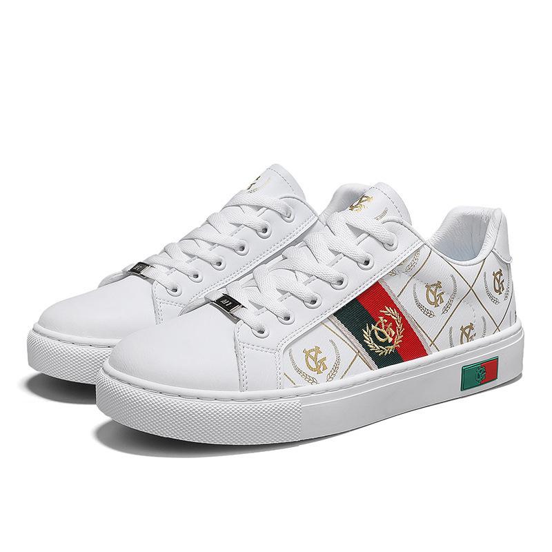 Spring Men's Shoes Leather Board Shoes Student Versatile Models Niche Trendy Shoes Men's Sports and Leisure Shoes
