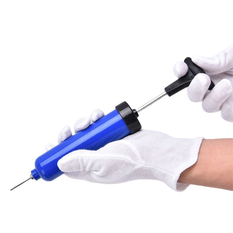 10pcs set Durable Portable Inflatable Balls Basketball Balloon Football Ball Pump Inflator Air Pump Air Needle