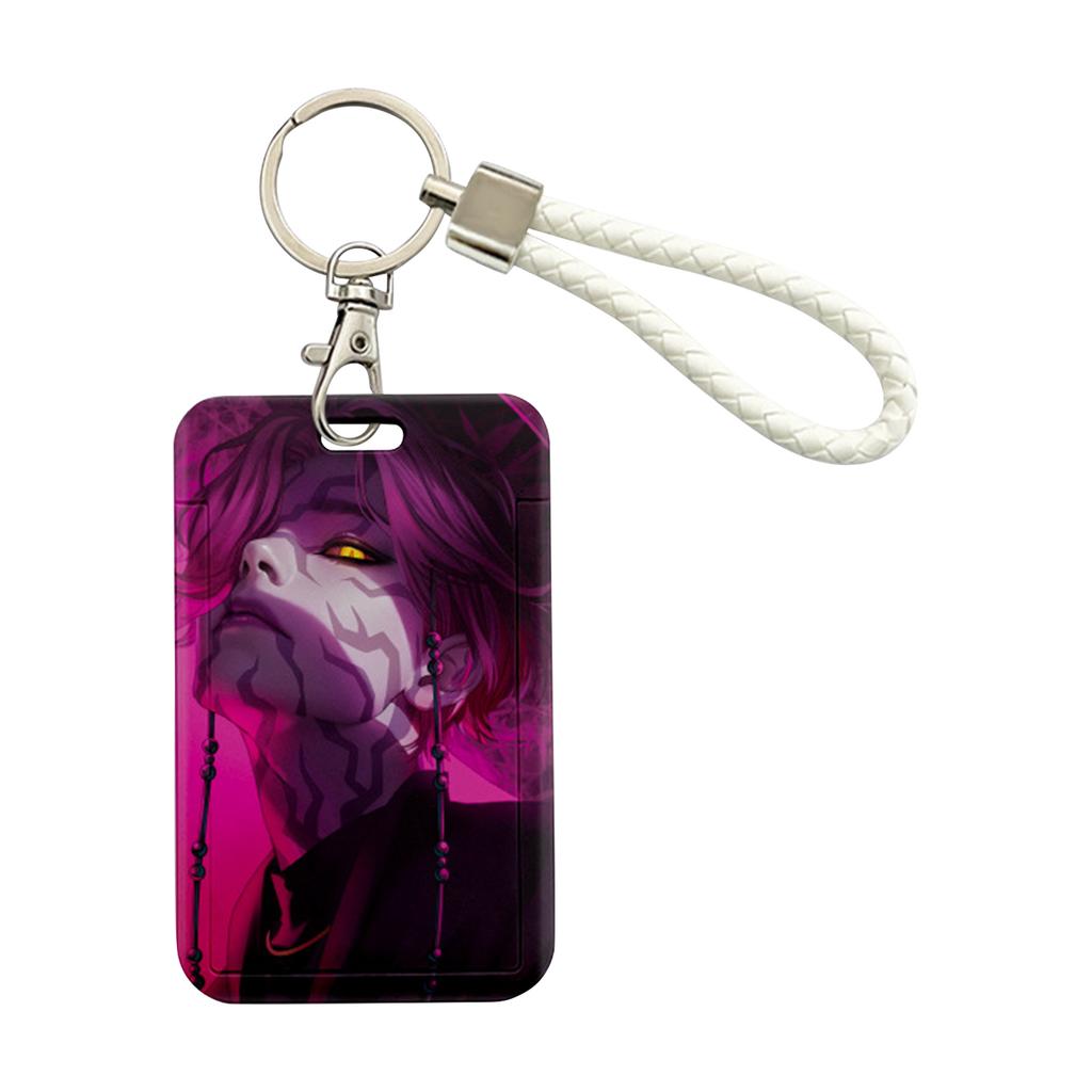Anime Peripheral Slide Card Holder Transportation Card Campus Card Water Card ID With Long Lanyard