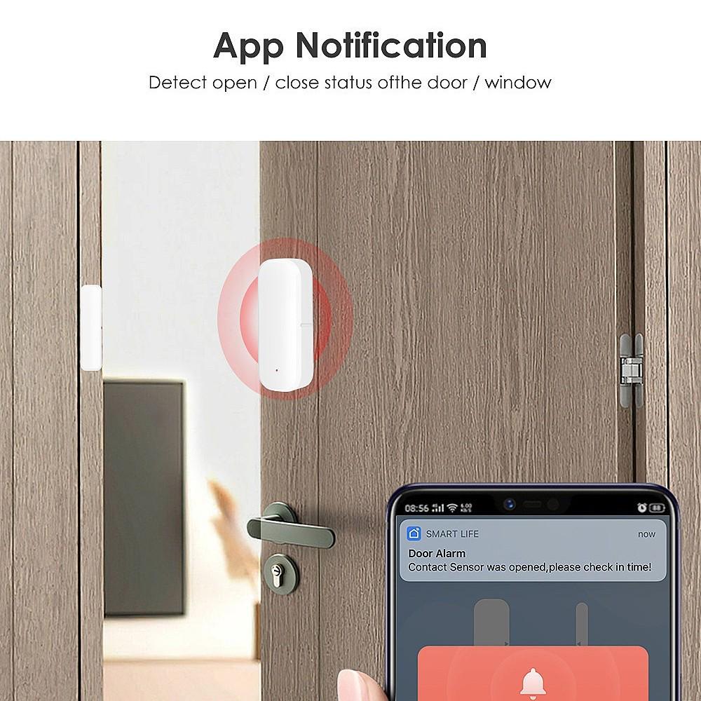 Tuya ZigBee 3.0 Door/Window Magnetic Sensor Alarm