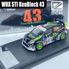 DCM 1/64 В наявності Impreza WRX STI KenBlock 43 Металева модель автомобіля Іграшка Лита металева модель Колекція Подарунок хлопчику на Різдво