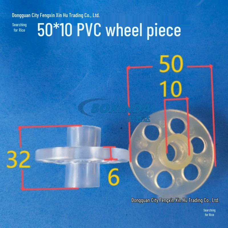 50 OD PVC Soft Rubber Press-Fit Wheels: Acid & Alkali Resistant, Glass Washer & Circuit Board Equipment Rollers