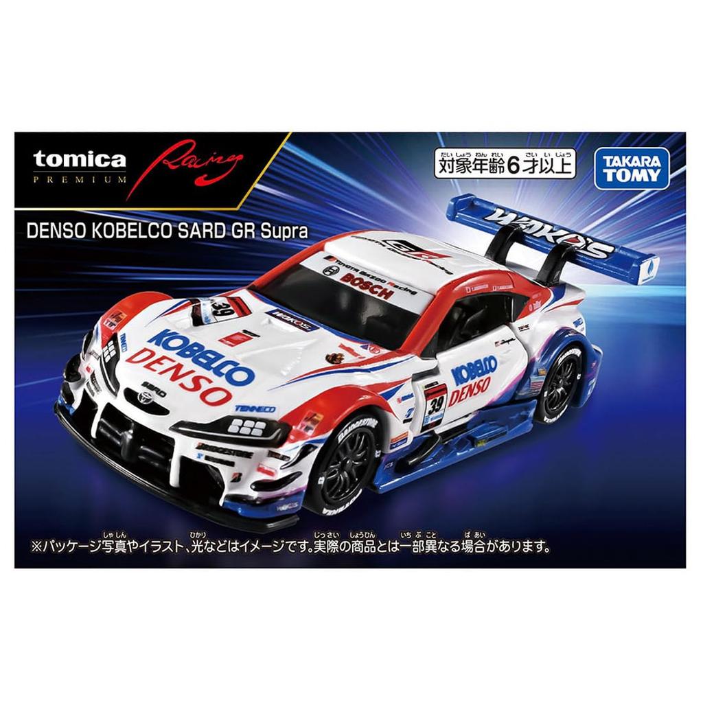 TAKARA TOMY Tomica Premium Racing DENSO KOBELCO SARD GR Supra Diecast Car Toy 6 and (Ages Up)