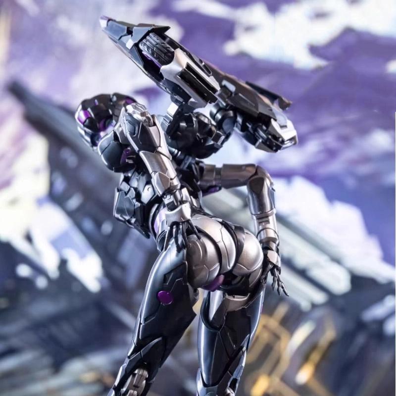 Meili Infinity M66337 Arcee Inspiriert von Riobot 17cm ABS Transformation Montage Modellbausatz Actionfiguren Roboter Spielzeug Sammler