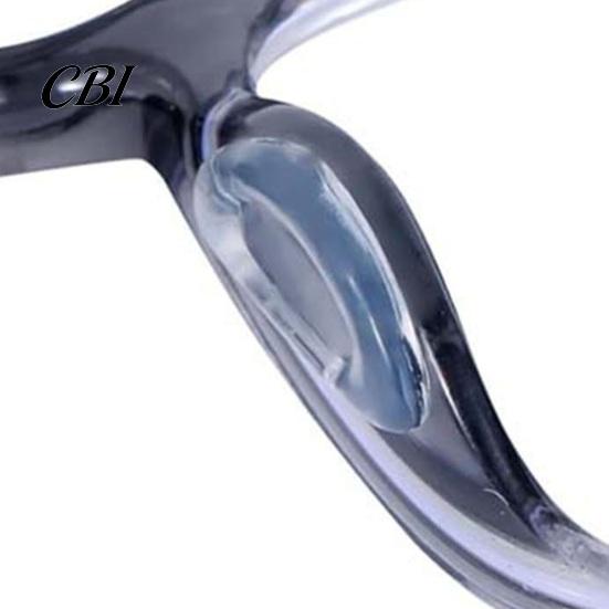 Weiche Nasenpads 25 Paar Brillenpolster mit Kleberückseite, Rutschfeste Aufklebe-Brillenpolster, Bequeme Silikon-Griffe, D-Form für Sonnenbrillen