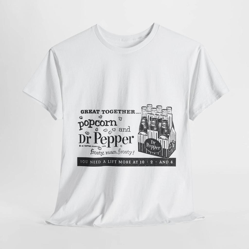 Vintage Inspired Dr Pepper Tee, Fun Graphic Shirt, Unisex Cotton T-Shirt