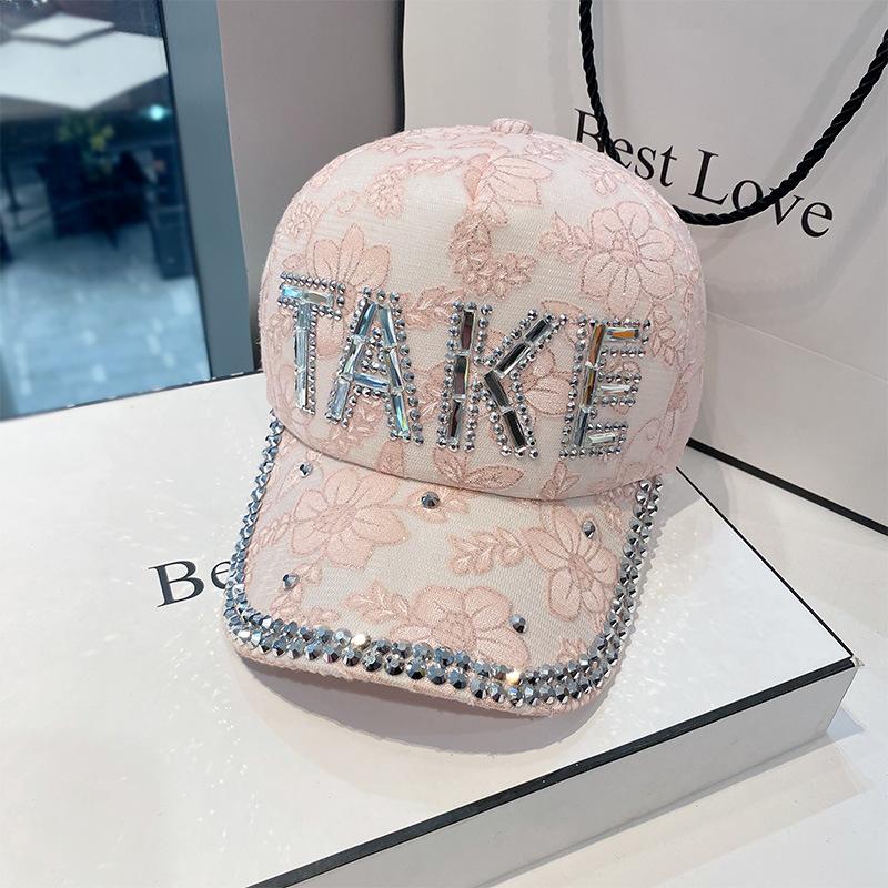 Embellished  Baseball Cap - Stylish Street Style Trucker Cap For Sun Protection - Adjustable, Breathable