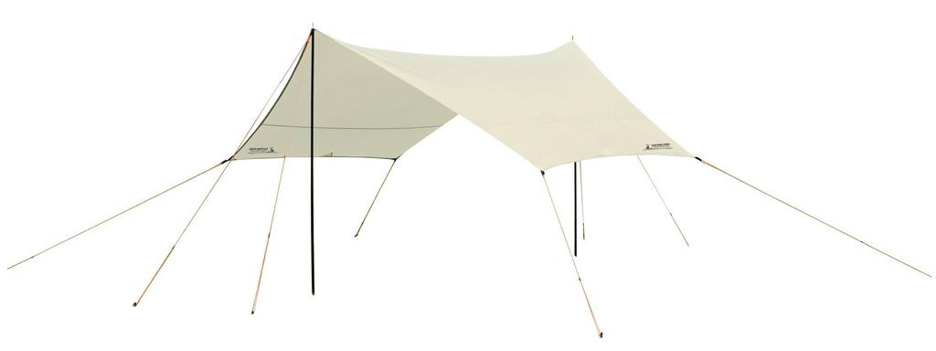CAPTAIN STAG Hexagon Tarp 400 X 420 X UV and PU Includes Carry CS Classics White (Size 220cm), Coating, Bag, UA-1069,