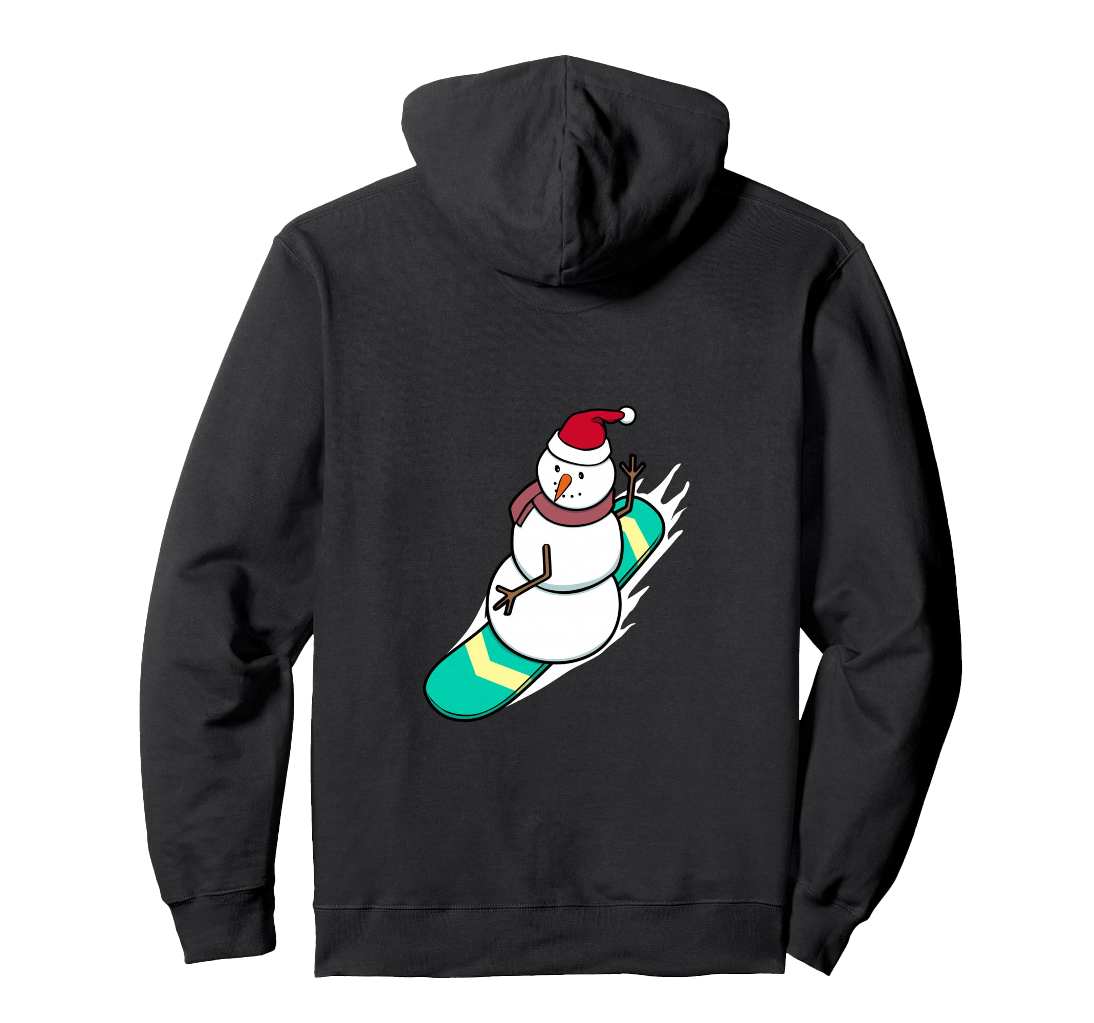 

Snowboard Enthusiast Snowman Art Hoodie чёрный