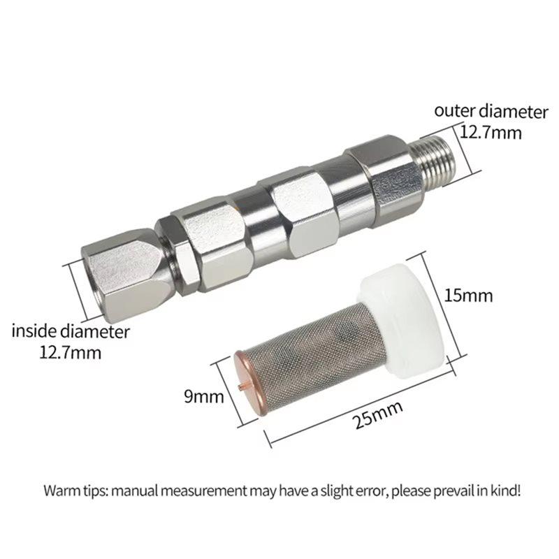 SHGO-High Pressure 360° Swivel Joint 1/4-Inch Airless For Spray Hose With Filter For Spray Pipe Connector Accessory