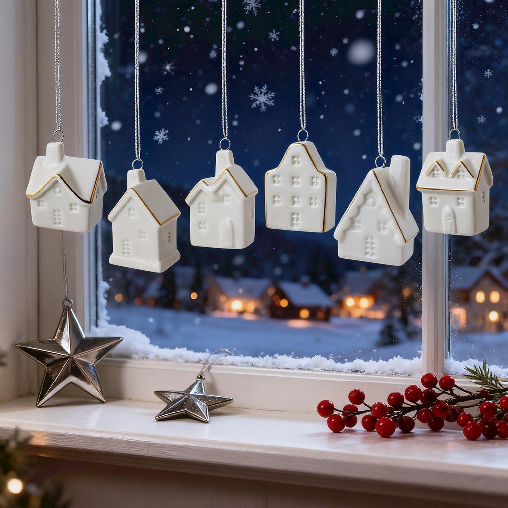 Christmas Table Decoration Hollow Gingerbread House Winter Holiday Table Decoration Warm Led Lights Holiday Gift