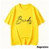 Bride Heart Evjf Hen Party Gropu Unisex Tshirt Girl Wedding Female Tops Camisetas Female Fashion ONeck Short Sleeve