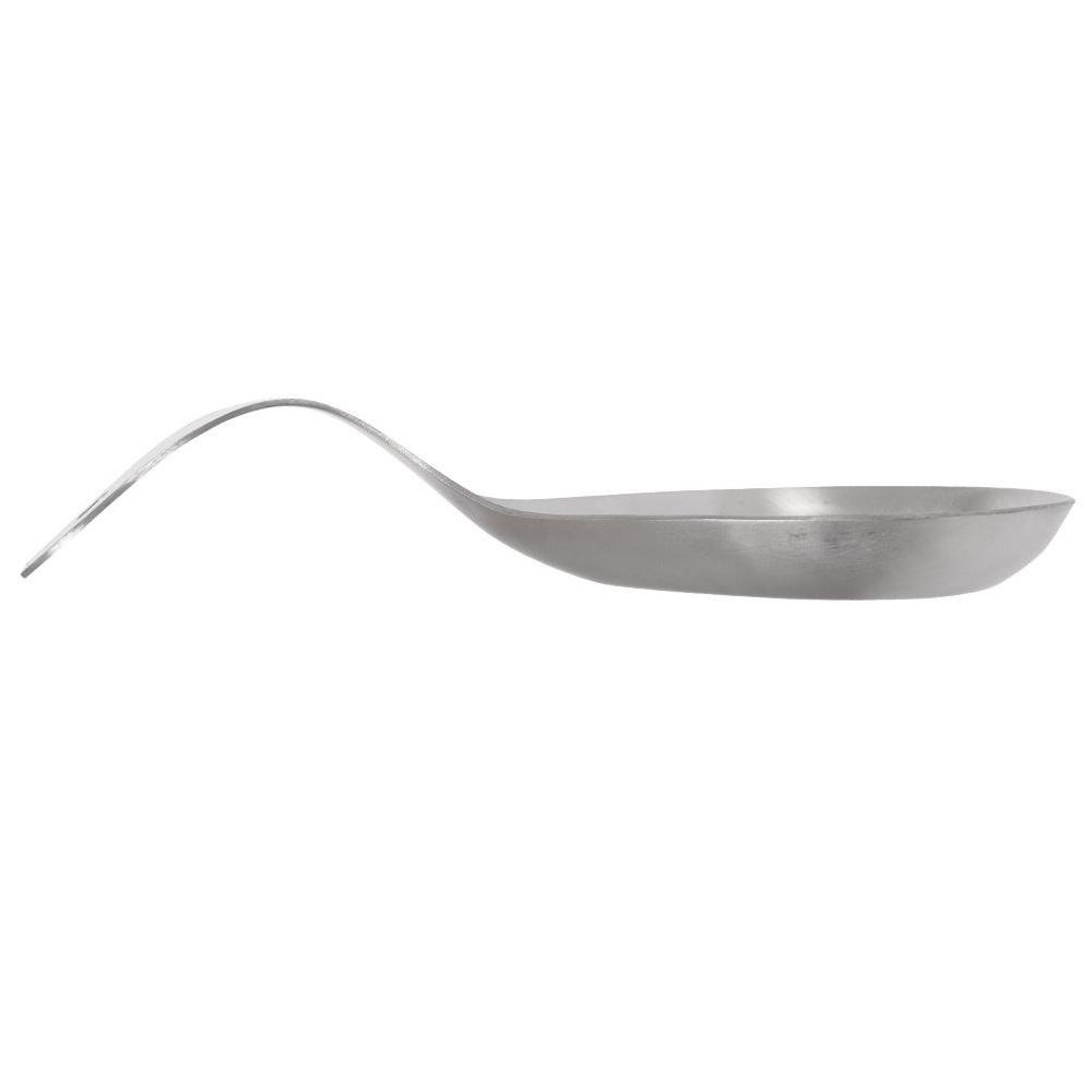 Orion Matte Silver Stainless Steel Kitchen Utensil and Spoon Rest 23.5 x 9.5 cm