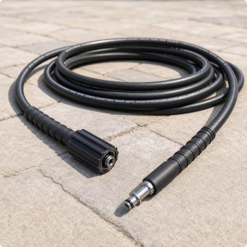 High-Pressure Washer Hose Industry Grade for Outdoor Cleaning, Car Washing